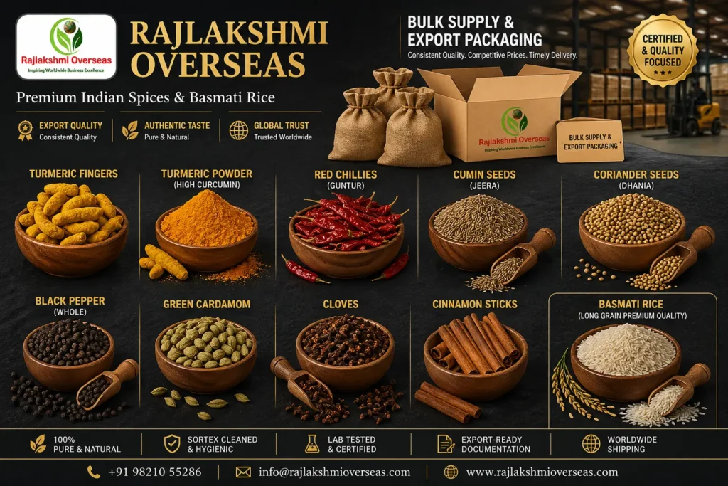Spice Exporter India, Indian Spices Exporter, Bulk Spices Supplier India, Wholesale Spice Supplier India, Spices Manufacturer & Exporter India, Indian Spice Supplier for Export, Export Quality Spices India