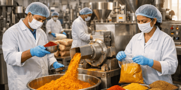 Indian spice powder exporter, supplying turmeric, red chilli, cumin , coriander in bulk, Export quality, private label , global shipping.